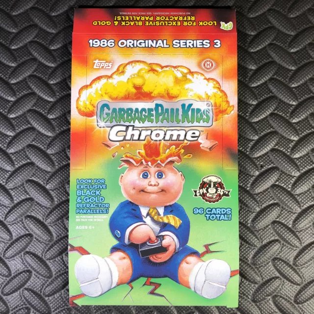 Garbage Pail Kids 2020 Chrome 3Rd Series 3 Empty Hobby Display Box Topps