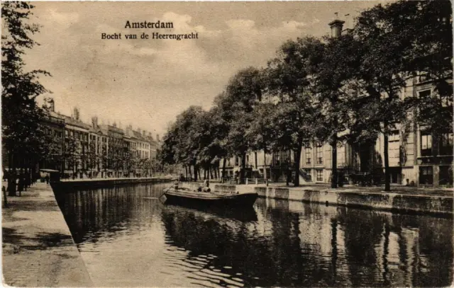 CPA AK AMSTERDAM Bocht van de Heerengracht. NETHERLANDS (624293)