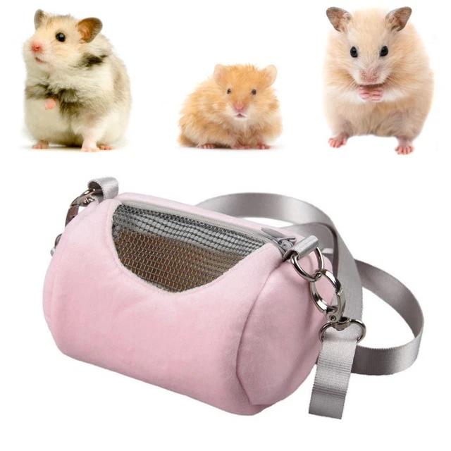 Borsa con cerniera criceto portacriceto borsa portacriceto piccola borsa portatore di animali domestici borsa a mano