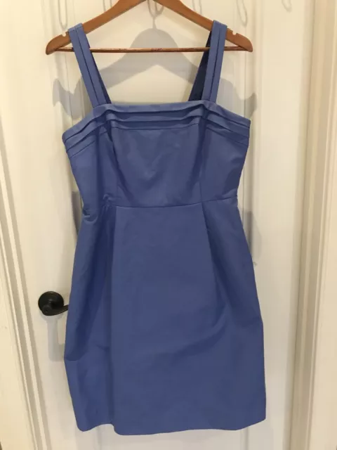 NWT Jcrew Womens Dress 14 Style A0322 Blue  Sleeveless Short