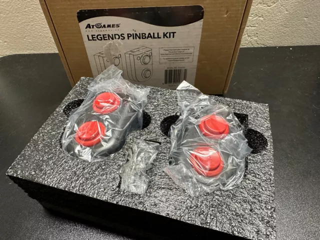 Pinball Button Set Attachment for Legends Ultimate Home Arcade new open box only Pinball Button Set Attachment for Legends Ultimate Home Arcade new open box only