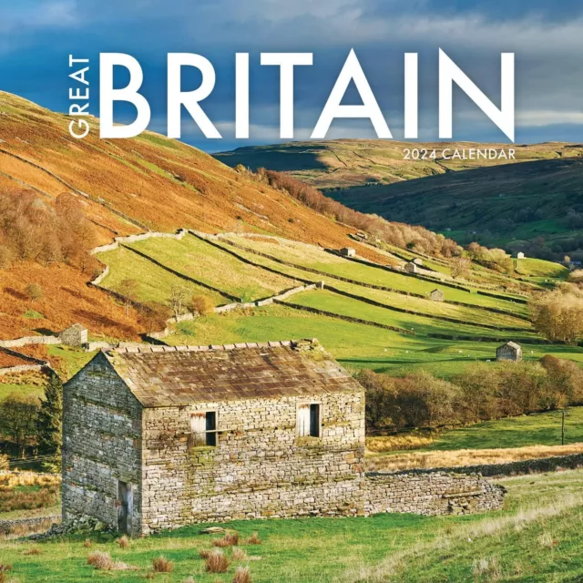 Britain Mini Wall Calendar 2024