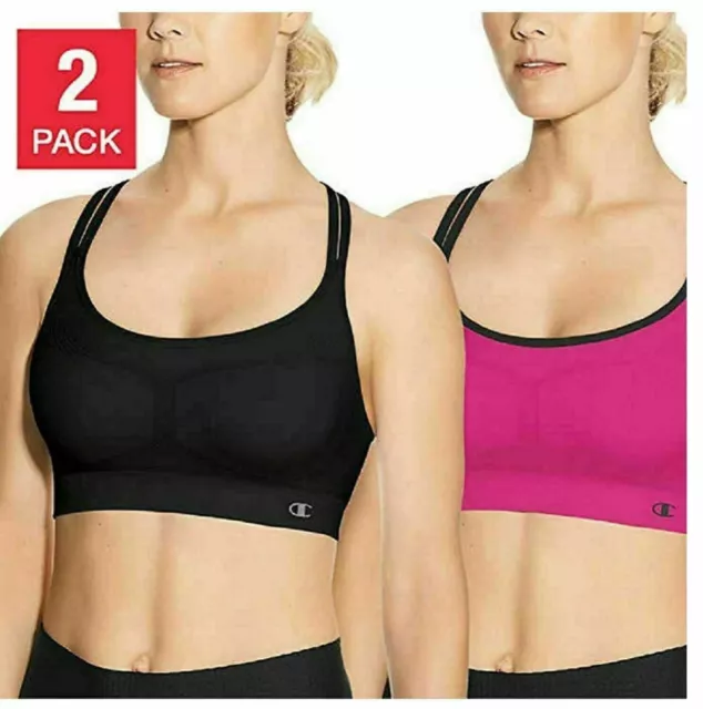 Nordstrom Women's Criss Cross Pullover Sports Bra Pack of 2 Size XS NWT