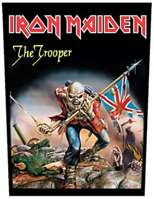Iron Maiden The Trooper  giant sew-on backpatch 360 mm x 300 mm (rz)