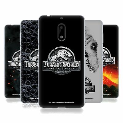Official Jurassic World Fallen Kingdom Logo Soft Gel Case For Nokia Phones 1