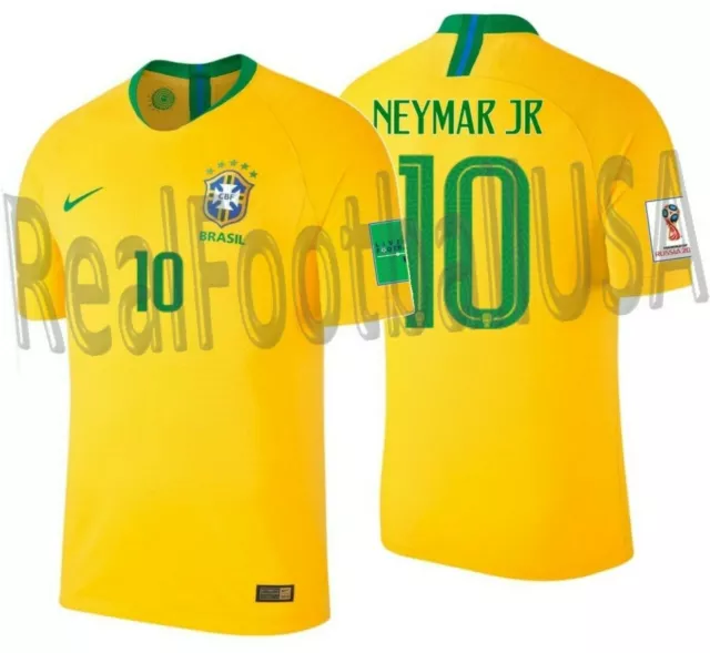 2022/23 Brazil Home Jersey #10 Neymar Jr XL Nike World Cup Brasil NEW