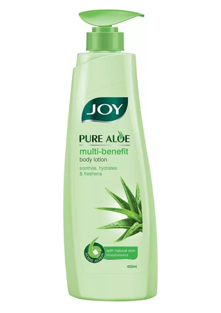 Joy Pure Aloe | Multi-Benefit Aloe Vera Body Lotion - 400ml (Paquete de 1)