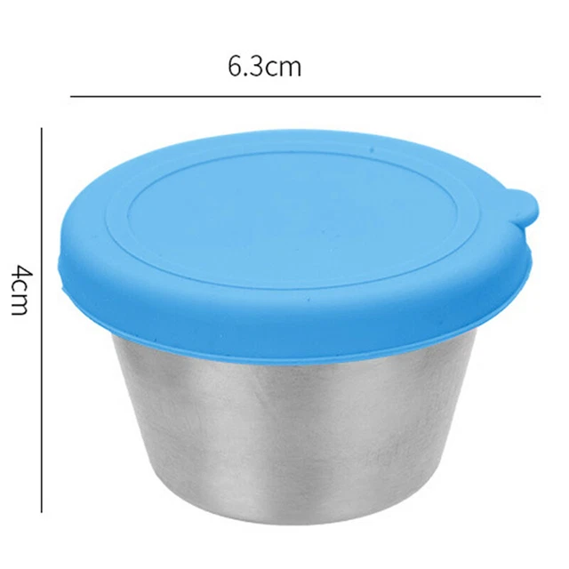 Stainless Steel Food Container Fruit Snack Box Freezer Crisper Lunch Bento Bo Pe