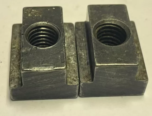 2 Pc 1/2-13x5/8 T-Nut Table Slot Tapped Through Black Oxide Finish  (JN165)