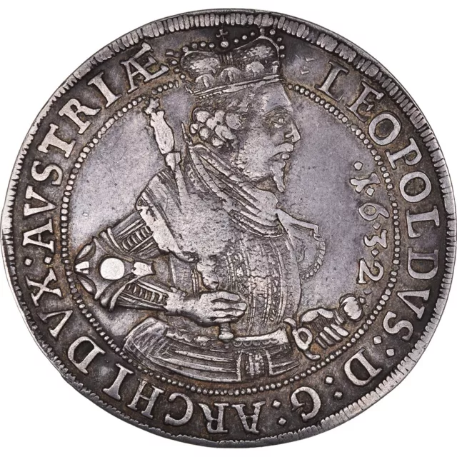 [#1064700] Monnaie, Autriche, Leopold V, posthumous, Thaler, 1632, Hall, TTB+, A