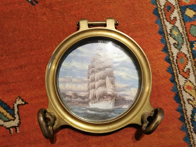 Original Bullauge Messing Schiffsbullauge Schiffsfenster 25cm Maritim Nautik