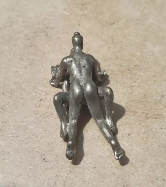 18+ miniature Silver Figurine Nude Art Sex Sculpture Female male Sexual Erotic Q