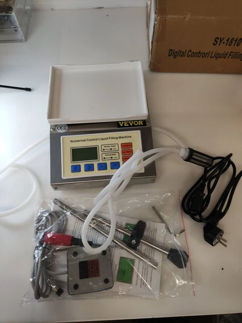 VEVOR Automatisch Pneumatische Fluessige Abfuellmaschine, Max. 3000 g