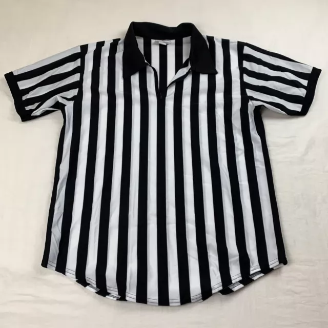 Teamwork Athletic Apparel Football referee Shirt XL 46-48 White and Black USA