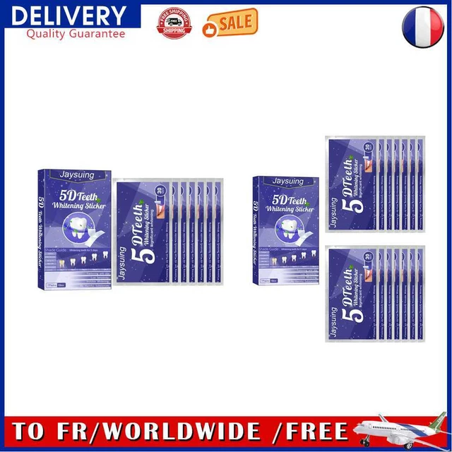 5D Teeth Whitening Organic Paste Natural Stain Tooth Dental Bleaching Strip