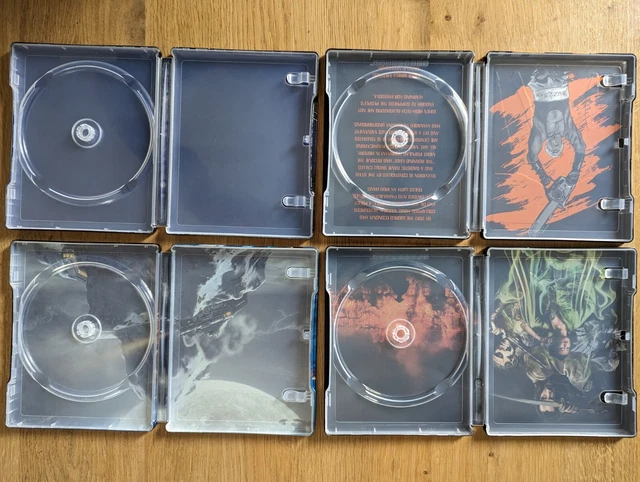 Lot 4 steelbooks: 47 Ronin, Pôle Express, Running Man, Resident Evil Retribution 3
