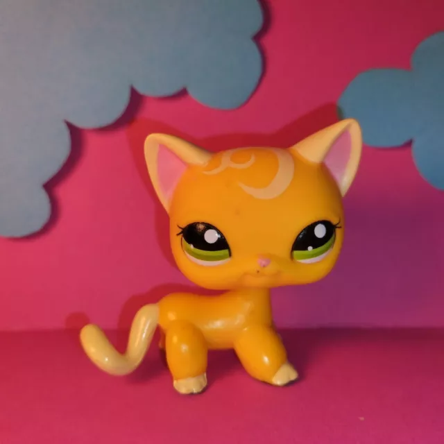 Littlest Pet Shop LPS 2194 - Authentic BLEMISHED INKED Shorthair Cat Katze