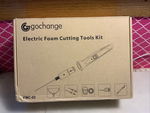 Kit de herramientas de corte de espuma eléctrica GoChange FMC-02 NUEVO, sellado