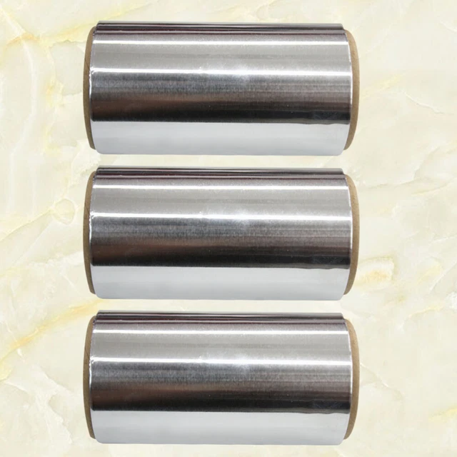3 Roll Haarfarbe Alufolie Haarfarben-Kit Salon Folienpapier Hervorheben
