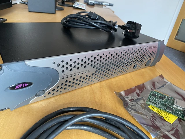 Avid Technology ( Nitrix DX ) rack mounted breakout box with lead and PCI card
