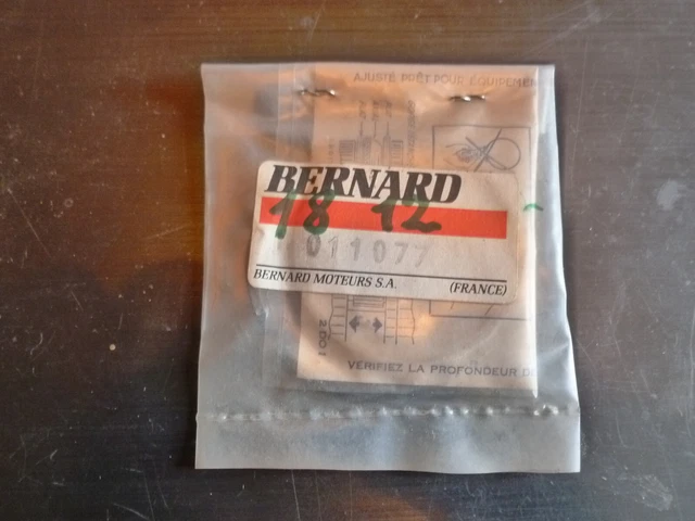 Bernard Moteur jeu de segments W18/218 cote r+1,00 neuf