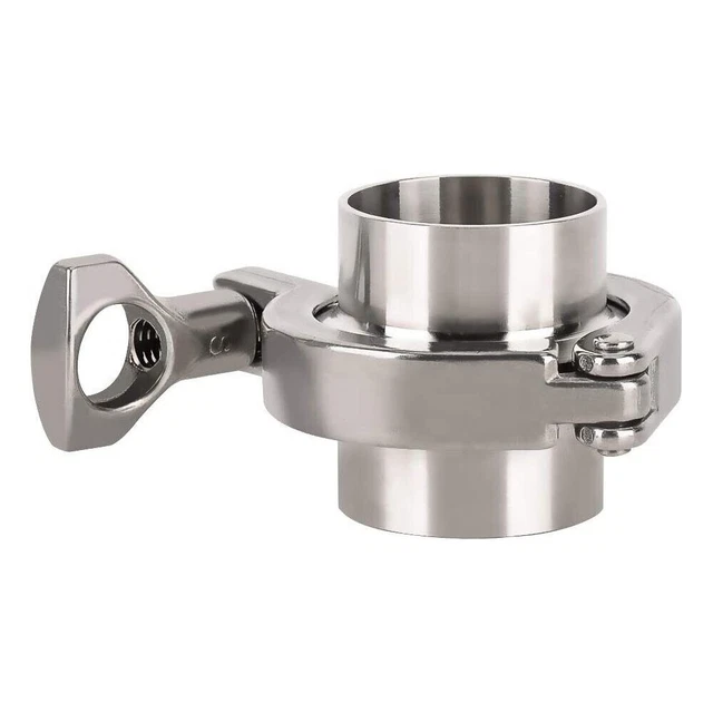 ✅ Od 3/10.2-10.2cm 19-102mm Sanitär Schweißer Zwinge Tri Klammer Ptfe Dichtungs