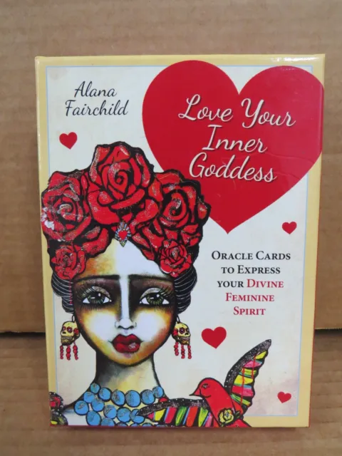 Love Your Inner Goddess Alana Fairchild 44 Oracle Cards Guidebook Box COMPLETE