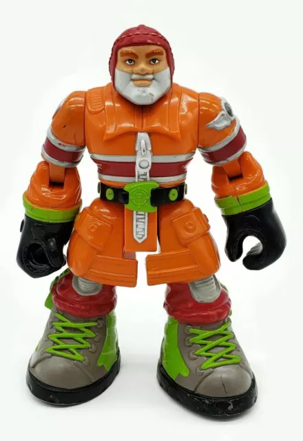 1999 Fisher Price Mattel Rescue Heroes Firefighter Fireman Action Figure