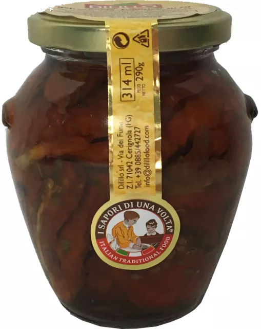 Pomodori Secchi in Olio - Tomaten getrocknet in Olivenöl 314g Antipasti