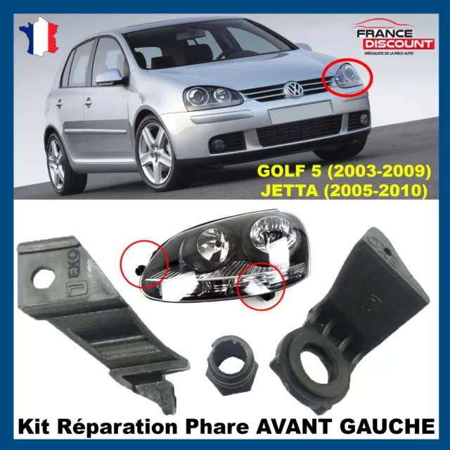 KIT DE RÉPARATION de Phare Avant Gauche prévu pour Seat Leon 1P1