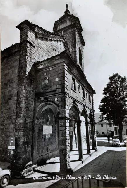 Cartolina Gavinana Pistoia Chiesa Non viaggiata