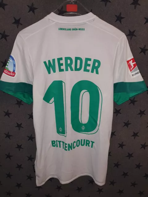 SV Werder Bremen Bittencourt 10 Spielertrikot Trikot matchworn S - d0163
