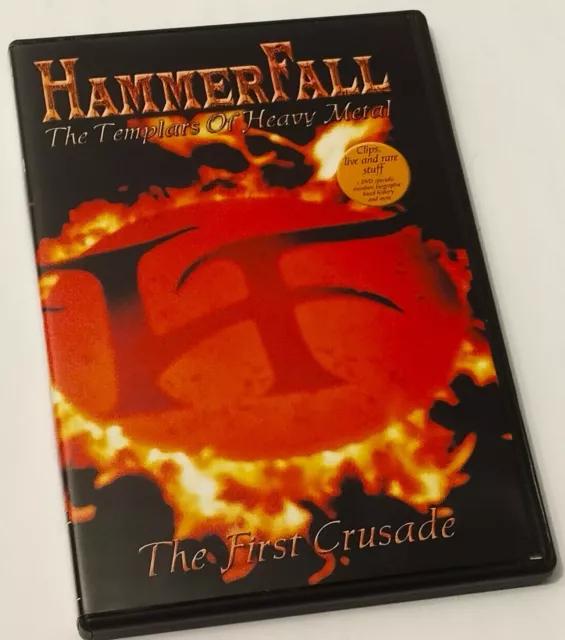 HammerFall DVD The First Crusade Clips, Live & Rare Stuff Top Condition! RARE!!!