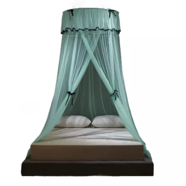 Lit Baldaquin Hung Mosquito-Proof Filet Princesse Lit Dôme Tente Rideau Pliable 3