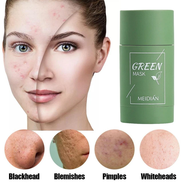 Green Tea Purifying Clay Stick Mask Anti Acne Poreless Cleanse AU Deep Oil N6D0