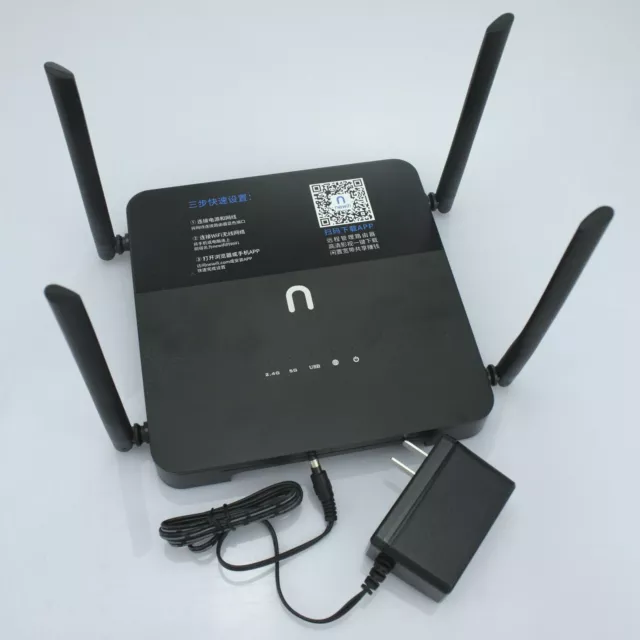 1200M Wireless Gigabit Soho Router OpenWrt USB 3.0 512M Vlan Vpn Print HDD Samba