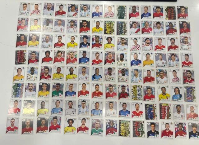 Panini Fifa World Cup Russia 2018 Stickers 112 Sticker Bundle