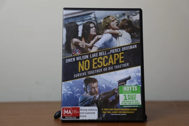NO ESCAPE (DVD, 2015) Owen Wilson, Lake Bell, Pierce Brosnan