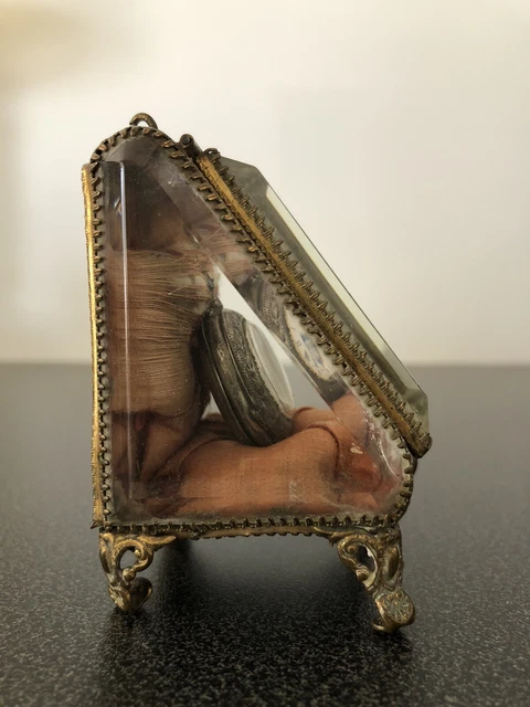 Ancien coffret à Bijoux Napoleon velours XIXe - Catawiki