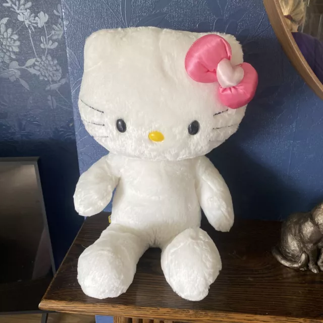 Build A Bear White Hello Kitty with Original Bow