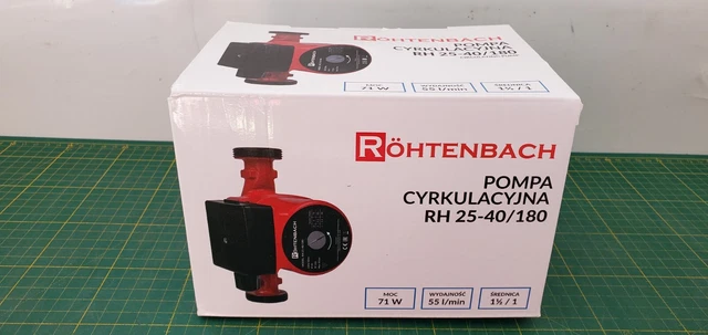 RÖHTENBACH 25-40/180 Wet Runner Heating Pump Circulation Pump Hot Water Heating Pump RÖHTENBACH 25-40/180 Wet Runner Heating Pump Circulation Pump Hot Water Heating Pump