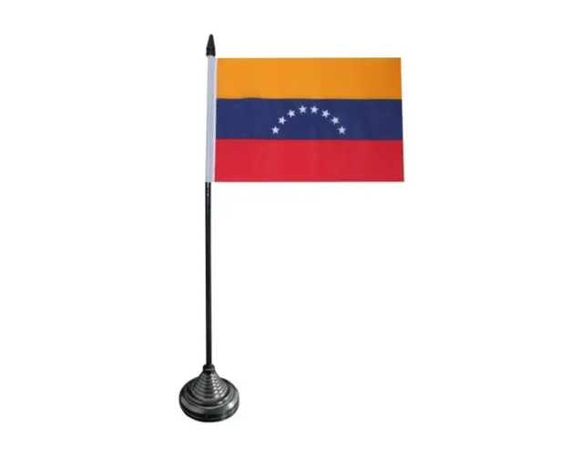 Tischflagge Venezuela 8 Sterne venezolanische Tischfahne 10x15cm