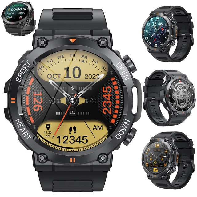 X1 Smartwatch Uomo Con Display AMOLED 2,13 Pollici, Batteria 1000 MAh, Cardiofrequenzimetro, SpO2, 5 ATM Impermeabile