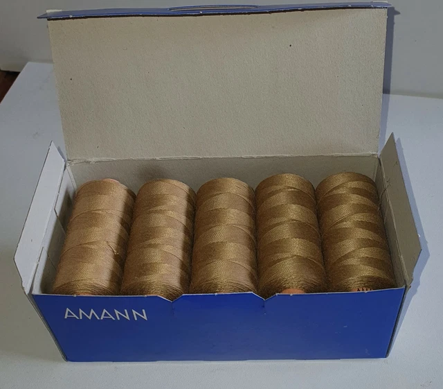 0,59€/100m) 10 Rollen 500 M Rollen Amann Saba Nähgarne