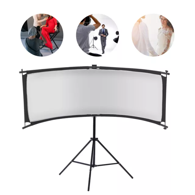 4 in1 180X60cm Light Reflector Collapsible U Curved for Portrait Photography TOP