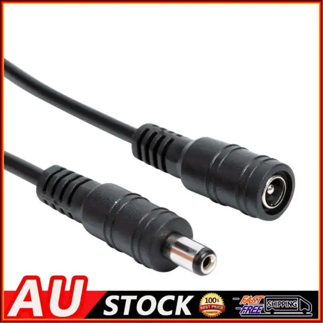 DC 5.5x2.1mm Male Female Power Extension Cable for CCTV Camera LED Strip