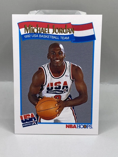 michael jordan 1992 usa basketball team nba hoops card