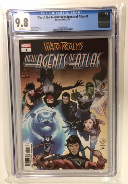 War of the Realms: New Agents of Atlas #1 CGC 9.8 Pak 1st Luna Snow Aero Wave