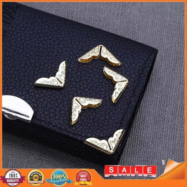 100pcs feine Seite Ton Scrapbooking Alben Menüs Ordner Ecke Protektoren Karte Da