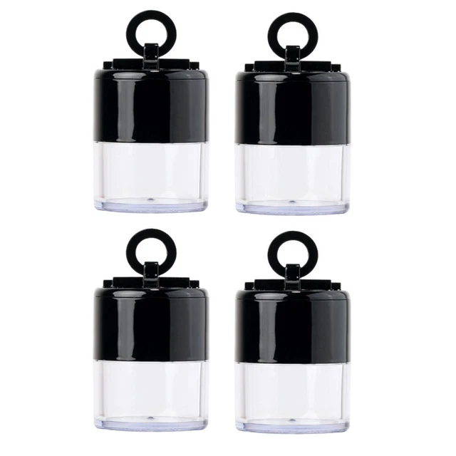 4 Pcs Lose Puderdose Puderdose Make-up-Puder-Fall Loses Pulver Reisen